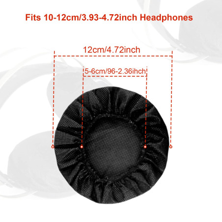 VIKSAUN 50 Pièces Protecteurs d'oreille Jetables, Hygiénique Couvre Oreillettes Jetables, Écouteurs Couvre, Protection de Coussi