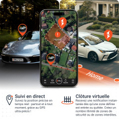PAJ GPS Power Finder 4G – Traceur GPS Magnétique Longue Autonomie, Localisation Temps Réel pour Voitures, Camions, Bateaux, Remo