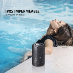 ZEALOT Enceinte Bluetooth Portable avec Ports USB/AUX/Carte TF, Mini Haut-Parleur Bluetooth 5.0 Enceinte sans Fil avec 12 Heures