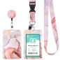 Porte Badge avec Cordon Tour de Cou Porte-cartes Swivel Lobster Clasp avec Lanières Rétractables pour Porte Badges d'Identificat Porte Badge avec Cordon Tour de Cou Porte-cartes Swivel Lobster Clasp avec Lanières Rétractables pour Porte Badges d'Identificat