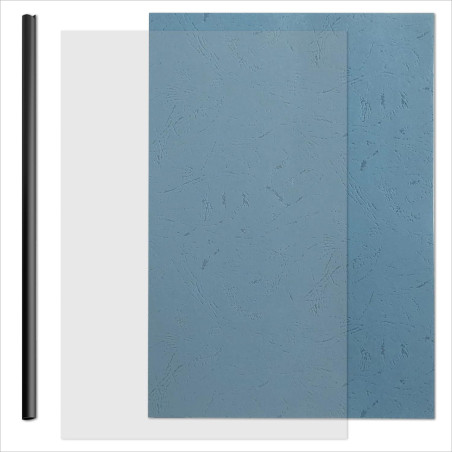 Reliure dossier A4-5 pièces, Capacité 1 à 60 feuilles - Kit reliure, Relieuse - ACROPAQ