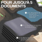 Reliure dossier A4-5 pièces, Capacité 1 à 60 feuilles - Kit reliure, Relieuse - ACROPAQ Reliure dossier A4-5 pièces, Capacité 1 à 60 feuilles - Kit reliure, Relieuse - ACROPAQ