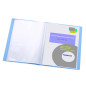 TUKA-i-AKUT [4x] Reliure Protège-Documents A5 pour 80 feuilles, 40 Pochettes transparentes, Affichage livre Présentation pour fi