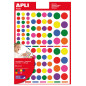 APLI Kids 13240-700 gommettes géométriques multicolores, triangles, ronds, carrés - Activité créative et éducative APLI Kids 13240-700 gommettes géométriques multicolores, triangles, ronds, carrés - Activité créative et éducative