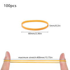 Gros élastique caoutchouc 100 x 5mm Fort Élastiques postuler à École Bureau Cuisine couturiere Créatif Poubelle(100pieces)