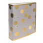 Interdruk Lever Arch File A4 75 mm - Metallic Design - Satin Gold Dots Interdruk Lever Arch File A4 75 mm - Metallic Design - Satin Gold Dots