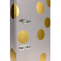 Interdruk Lever Arch File A4 75 mm - Metallic Design - Satin Gold Dots Interdruk Lever Arch File A4 75 mm - Metallic Design - Satin Gold Dots