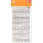 Apli SDD210F - Lettres et chiffres transfert noirs 4 mm 706 caractères Apli SDD210F - Lettres et chiffres transfert noirs 4 mm 706 caractères