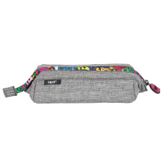 ZIPIT Lenny Trousse | Trousse à crayons grande capacité | Etui à Crayon pour l'école, le collège et le bureau (gris)