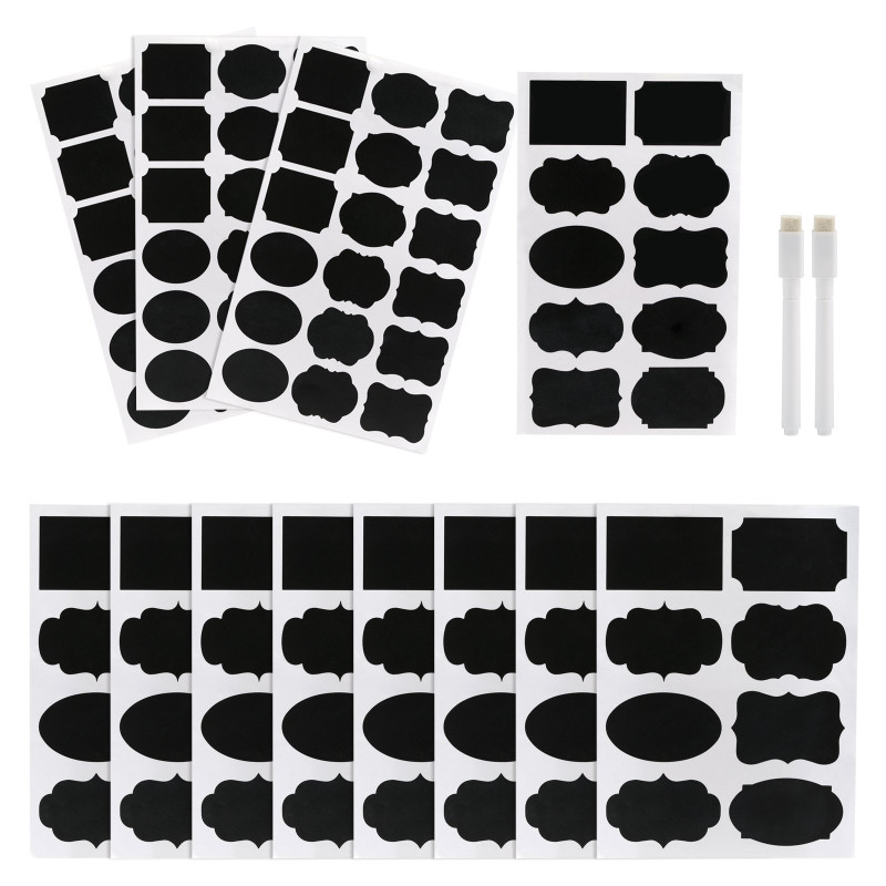 Kesote 128 Pcs Etiquettes Autocollantes Personnalisées Noir Etiquette Epices 2 Marqueurs de Craie Blanc 8 Styles Etiquettes Auto Kesote 128 Pcs Etiquettes Autocollantes Personnalisées Noir Etiquette Epices 2 Marqueurs de Craie Blanc 8 Styles Etiquettes Auto