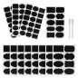 Kesote 128 Pcs Etiquettes Autocollantes Personnalisées Noir Etiquette Epices 2 Marqueurs de Craie Blanc 8 Styles Etiquettes Auto Kesote 128 Pcs Etiquettes Autocollantes Personnalisées Noir Etiquette Epices 2 Marqueurs de Craie Blanc 8 Styles Etiquettes Auto