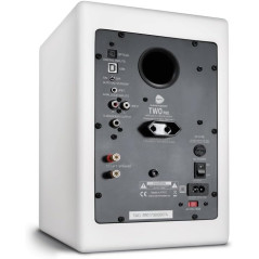 wavemaster TWO PRO white - Kit d'enceintes bibliothèque 2.0 Bluetooth (60 Watt, aptX) pour TV, PC, tablette, smartphone - BLANC