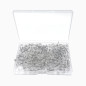 100 Pièces Punaises Transparentes, Punaises à Tête avec Boîte, Punaise Murale, pour Tableau d'Affichage, Repère, Décorer 100 Pièces Punaises Transparentes, Punaises à Tête avec Boîte, Punaise Murale, pour Tableau d'Affichage, Repère, Décorer
