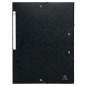 Exacompta - Réf. 55751E - Paquet de 10 chemises à élastiques Scotten - pochettes 3 rabats Maxi Capacity - en carte lustrée gaufr