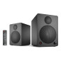 Wavemaster Cube Mini Neo - Kit d'enceintes avec Streaming Câble/Bluetooth 36 W pour TV/PC/Tablette/Smartphone, Noir Wavemaster Cube Mini Neo - Kit d'enceintes avec Streaming Câble/Bluetooth 36 W pour TV/PC/Tablette/Smartphone, Noir