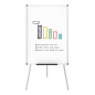 VIZ-PRO tableau blanc sur pied 90 x 60 cm, hauteur réglable, portable et léger, effaçable à sec, idéal pour bureau, école ou mai VIZ-PRO tableau blanc sur pied 90 x 60 cm, hauteur réglable, portable et léger, effaçable à sec, idéal pour bureau, école ou mai