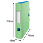 Leitz Classeur à Levier Active A4 180°, Vert, Dos Arrondi 65mm, Fermeture Élastique, Polyfoam Léger, Urban Chic, 11 170 050 Leitz Classeur à Levier Active A4 180°, Vert, Dos Arrondi 65mm, Fermeture Élastique, Polyfoam Léger, Urban Chic, 11 170 050