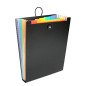 Viquel - Trieur accordéon 6 compartiments Rainbow Class - Trieur vertical pour sac à dos - Organisateur de sac - Format A4 - Noi Viquel - Trieur accordéon 6 compartiments Rainbow Class - Trieur vertical pour sac à dos - Organisateur de sac - Format A4 - Noi