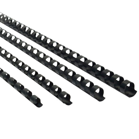 RAYSON Peignes de reliure, taille mixte, 21 anneaux, 6 mm 8 mm 10 mm 12 mm Peignes de reliure en plastique, relie entre 20-90 fe