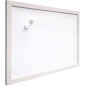 Raylu Paper - Tableau Blanc Magnétique Mural avec Cadre en Bois Blanc, Tableau Blanc Effaçable à Sec avec Deux Aimants pour Accr Raylu Paper - Tableau Blanc Magnétique Mural avec Cadre en Bois Blanc, Tableau Blanc Effaçable à Sec avec Deux Aimants pour Accr