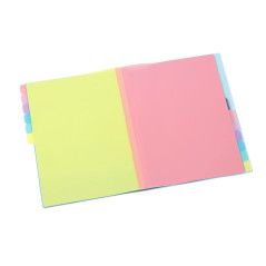 Viquel - Trieur Document A4 avec 12 Compartiments - Organisateur de bureau extensible - Porte document A4 avec index - Fermeture
