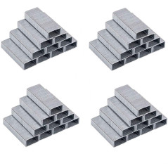 EFISH 4000PCS No.10 - Mini agrafes - 4 paquets (plus petites que les la norme agrafes)