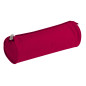 Clairefontaine 8112C - Grande Trousse Scolaire Ronde Basic Ø7x22 cm, Rouge Clairefontaine 8112C - Grande Trousse Scolaire Ronde Basic Ø7x22 cm, Rouge