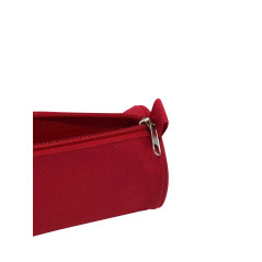 Clairefontaine 8112C - Grande Trousse Scolaire Ronde Basic Ø7x22 cm, Rouge