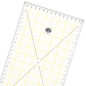 OfficeTree Regle Patchwork Couture 60 cm x 15 cm - Règle Couture 60 cm avec des mesures d'angle - Règle Patchwork - Regle Japona OfficeTree Regle Patchwork Couture 60 cm x 15 cm - Règle Couture 60 cm avec des mesures d'angle - Règle Patchwork - Regle Japona