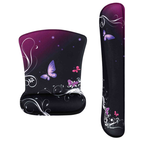 AOKSUNOVA Tapis de Souris, Ergonomique, avec Repose-Poignet, pour Souris et Clavier MC-008