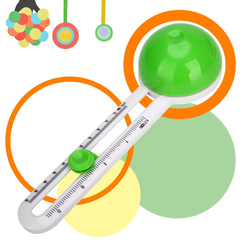 Coupeur De Papier Circulaire Cut Paper Circle Rotary Circle Cutter Rotatif Craft Massicot Supplies (Green) Coupeur De Papier Circulaire Cut Paper Circle Rotary Circle Cutter Rotatif Craft Massicot Supplies (Green)