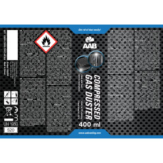 4 x AABCOOLING Bombe Air Sec 400ml, Bouteille Air Comprimé, Nettoyage des Ordinateurs, Dépoussiérant en Spray, Enlever la Poussi