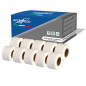 Aftertech 10x 99010 28x89mm Rouleaux d'étiquettes adhésives compatibles (130 étiquettes/rouleau = 1300 au total) pour imprimante Aftertech 10x 99010 28x89mm Rouleaux d'étiquettes adhésives compatibles (130 étiquettes/rouleau = 1300 au total) pour imprimante