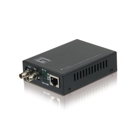 LevelOne FVT-2002 convertisseur de Support réseau 100 Mbit/s 1310 nm Noir