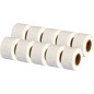 Aftertech 10x 99010 28x89mm Rouleaux d'étiquettes adhésives compatibles (130 étiquettes/rouleau = 1300 au total) pour imprimante Aftertech 10x 99010 28x89mm Rouleaux d'étiquettes adhésives compatibles (130 étiquettes/rouleau = 1300 au total) pour imprimante