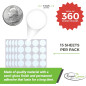 Royal Green Gommettes Étiquettes Autocollantes Rondes Kraft 2.5 cm (25 mm) Paquet de 360