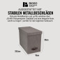 Bigso Box of Sweden 9441C6443 Porte Dossier Panneau de Fibre Gris 35 x 18,5 x 27 cm Bigso Box of Sweden 9441C6443 Porte Dossier Panneau de Fibre Gris 35 x 18,5 x 27 cm