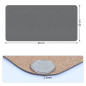 Vicloon Tapis de Bureau en Cuir PU, 60×30cm Sous-main Bureau, Tapis de Souris, Protection de Bureaus Antidérapant en Daim Avec B Vicloon Tapis de Bureau en Cuir PU, 60×30cm Sous-main Bureau, Tapis de Souris, Protection de Bureaus Antidérapant en Daim Avec B