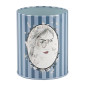 Viquel - Pot à crayon bleu rond en métal motif fille papillons et libellule 701732-01 Viquel - Pot à crayon bleu rond en métal motif fille papillons et libellule 701732-01