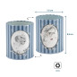 Viquel - Pot à crayon bleu rond en métal motif fille papillons et libellule 701732-01 Viquel - Pot à crayon bleu rond en métal motif fille papillons et libellule 701732-01