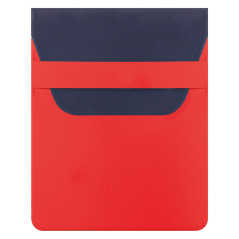 pubblimania Porte-documents moto scooter en PVC, fermeture à rabat, taille idéale pour la poche (rouge)
