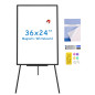 VIZ-PRO Tableau Blanc Magnétique sur Pied 90x60 cm Noir, Hauteur Réglable, Portable Léger, Effaçable à Sec, pour Bureau, École, VIZ-PRO Tableau Blanc Magnétique sur Pied 90x60 cm Noir, Hauteur Réglable, Portable Léger, Effaçable à Sec, pour Bureau, École,