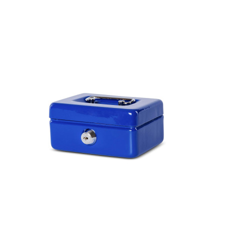 MAUL caisse à monnaie en acier | Verrouillable et portable | 12,5x9,5x6cm | Avec fente d'introduction de la monnaie | Convient c