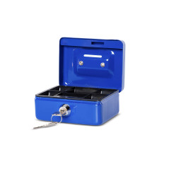 MAUL caisse à monnaie en acier | Verrouillable et portable | 12,5x9,5x6cm | Avec fente d'introduction de la monnaie | Convient c