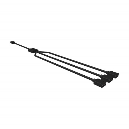 Cooler Master RGB 1-to-3 Splitter Câble répartiteur 1 à 3, connecteur LED 4 broches et 5 broches, 58 cm, R4-ACCY-RGBS-R2