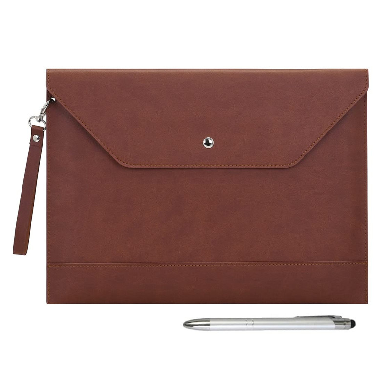 Wonderpool A4 Épaissi PU Cuir Enveloppe Cas Portfolio Dossier avec Poches Intérieures Pochette pour Document et Papeterie Fichie Wonderpool A4 Épaissi PU Cuir Enveloppe Cas Portfolio Dossier avec Poches Intérieures Pochette pour Document et Papeterie Fichie