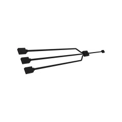 Cooler Master RGB 1-to-3 Splitter Câble répartiteur 1 à 3, connecteur LED 4 broches et 5 broches, 58 cm, R4-ACCY-RGBS-R2