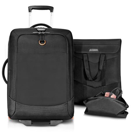 Everki 420 Trolley pour Ordinateur Portable 18,4" – Bagage Cabine à roulettes, Housse Amovible Compatible TSA, Sac de Voyage org