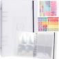 Kpop Pochettes de classeur à anneaux A5 pour cartes photo Kpop - Grand album photo transparent à 6 anneaux - Protège-cartes en p Kpop Pochettes de classeur à anneaux A5 pour cartes photo Kpop - Grand album photo transparent à 6 anneaux - Protège-cartes en p
