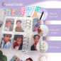 Kpop Pochettes de classeur à anneaux A5 pour cartes photo Kpop - Grand album photo transparent à 6 anneaux - Protège-cartes en p Kpop Pochettes de classeur à anneaux A5 pour cartes photo Kpop - Grand album photo transparent à 6 anneaux - Protège-cartes en p
